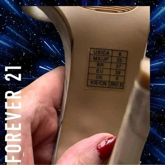 Forever 21 Marble design  heels - Picture 11 of 13